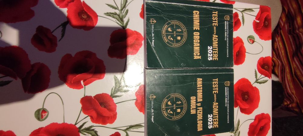 Cărți pentru admiterea la Facultatea de Medicina