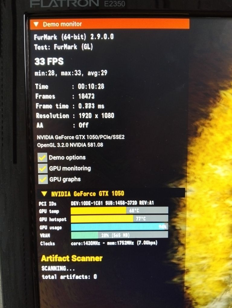 Срочно Игровой ПК + монитор, клавиатура, мышь и коврик — GTX 1050, i5