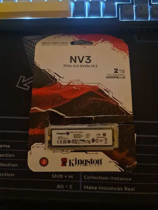 SSD NVME Kingston NV3 2tb 6000mb/s