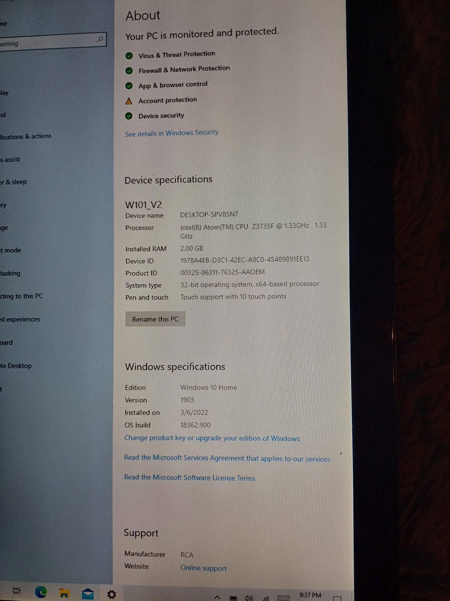 Vând tableta cu tastatura incorporata