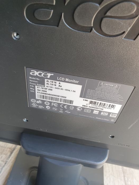 Monitor computer Acer