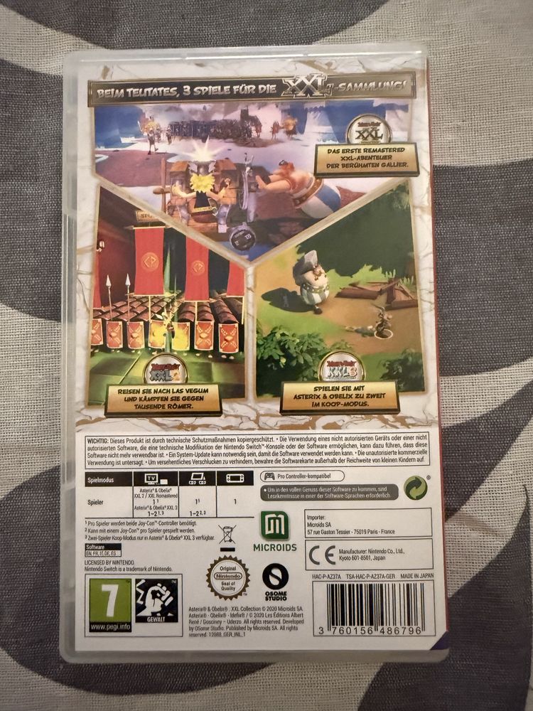 Nintendo Switch игра Asterix&Obelix XXL collection
