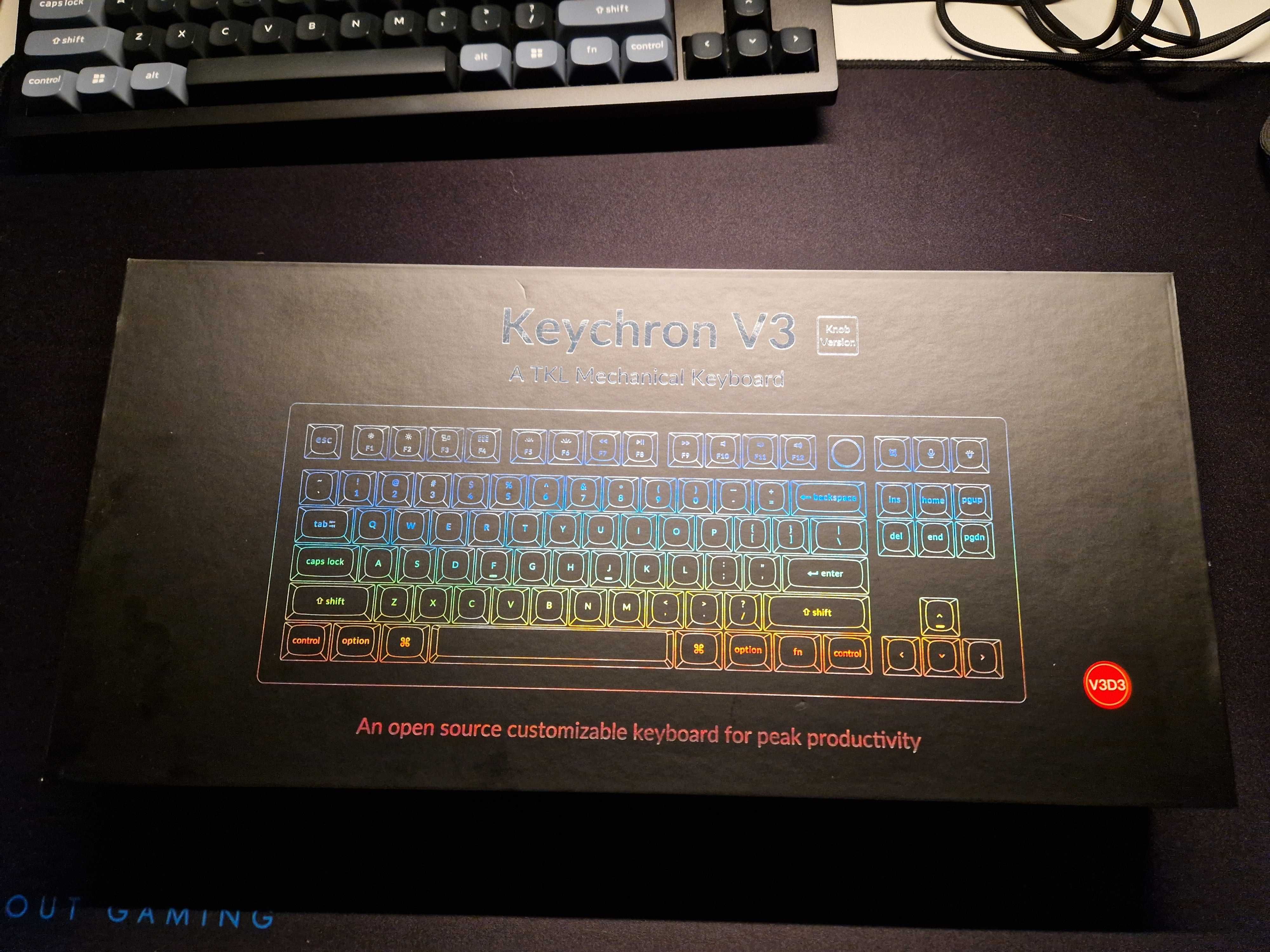 Tastatura Keychron V3 switchuri maro Knob! Garantie pana-n august 2025