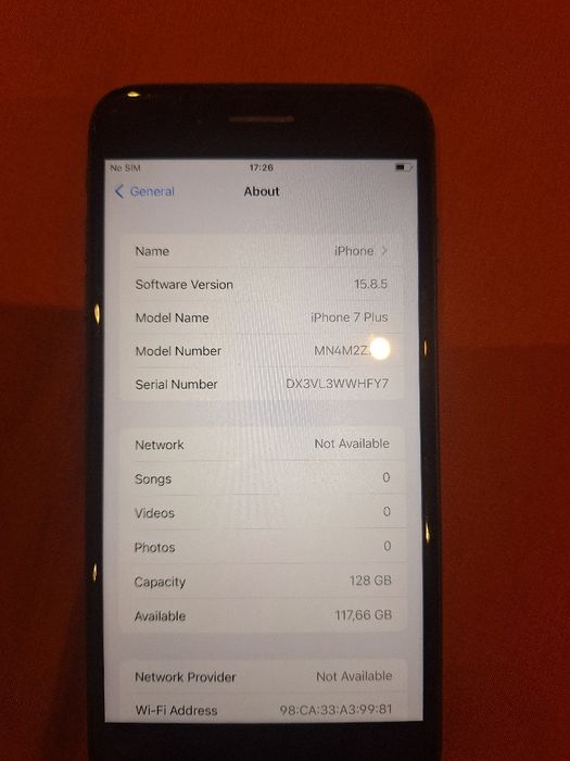 Iphone 7 plus 128gb