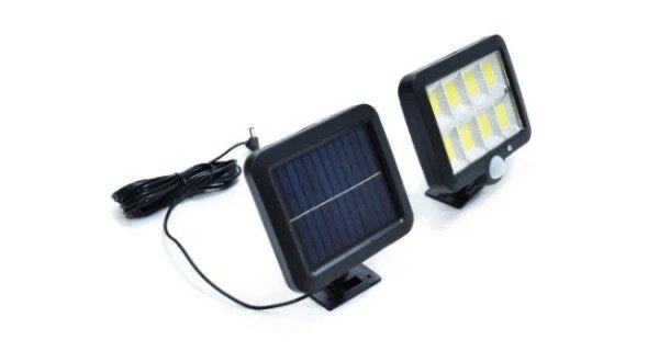 Split solar wall lamp  Раздельный солнечный настенный светильник