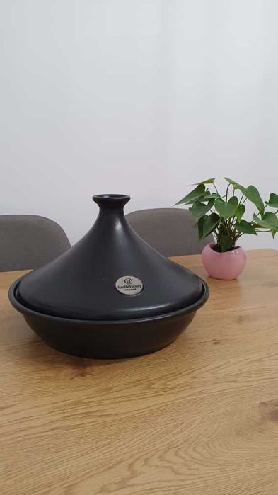 Tigaie/Oala rotunda Charcoal - Emile Henry