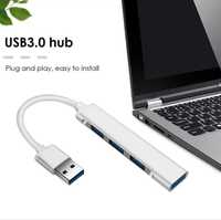 НОВЫЙ USB 3.0 hub юсб хаб удлинитель переходник type-c hub Цена 50тыс