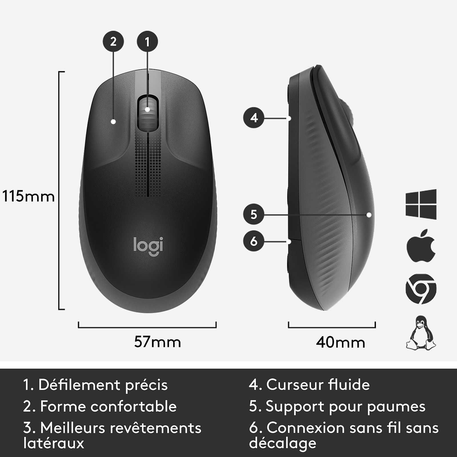 Беспроводная мышь - Logitech M190