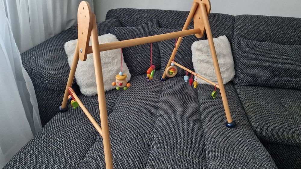 Дървена активна гимнастика за бебе