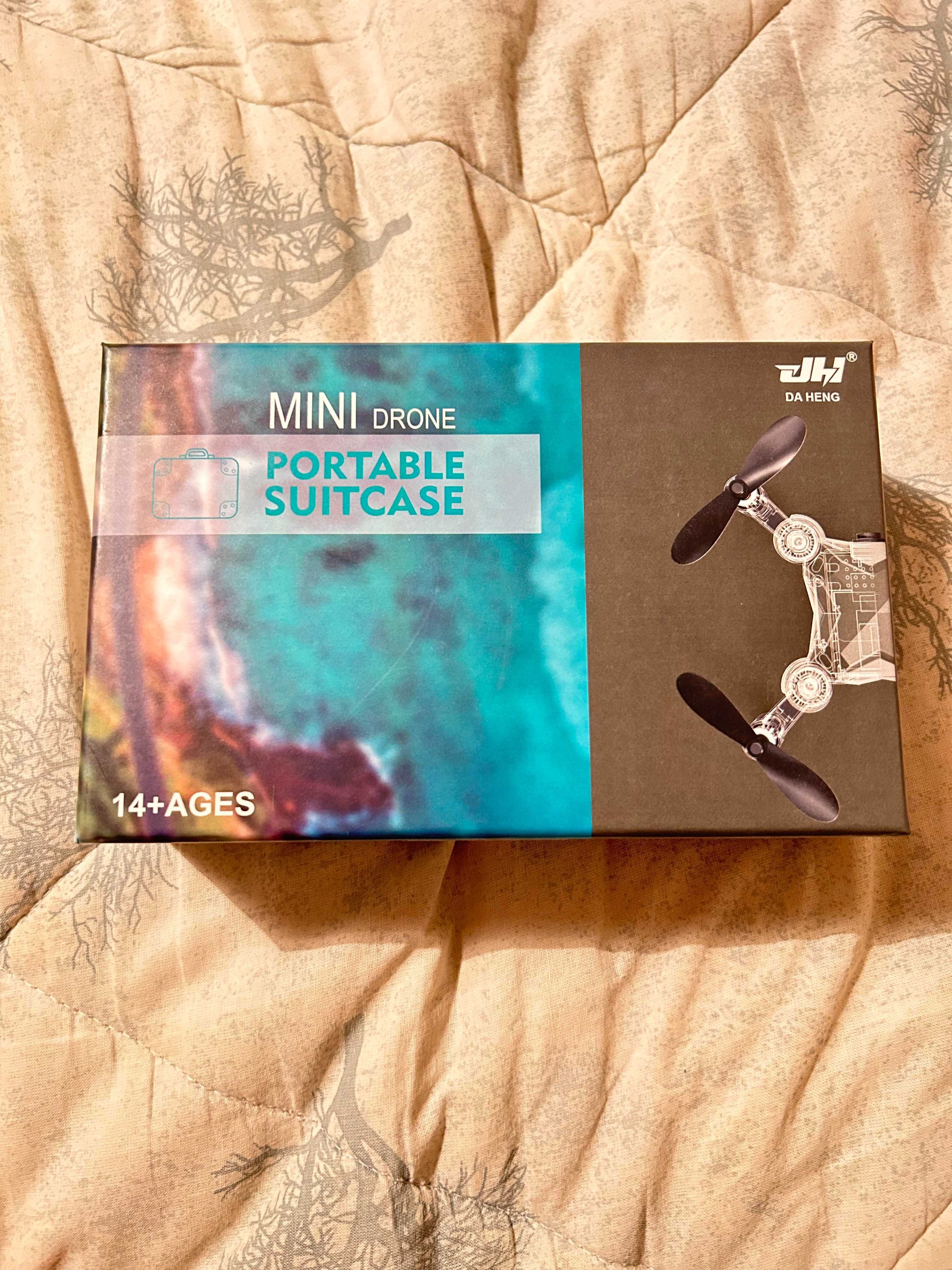 Мини дрон Portable Suitcase с куфарче, черен