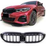 Grila Dubla M Performance M3 Style BMW G20 G21 2019-2022, Negru Lucios