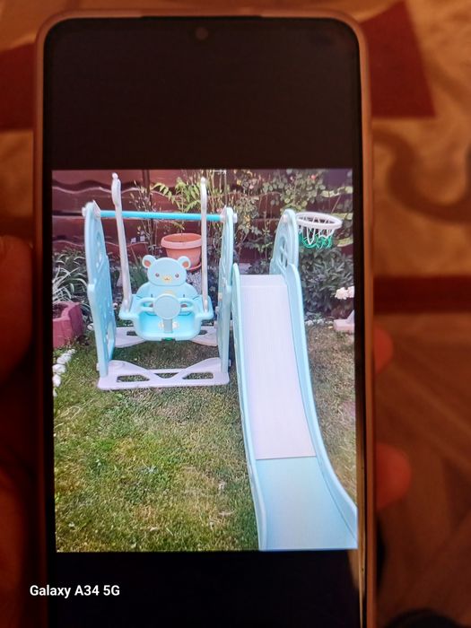 Topogan cu leagăn ptr copii+18,