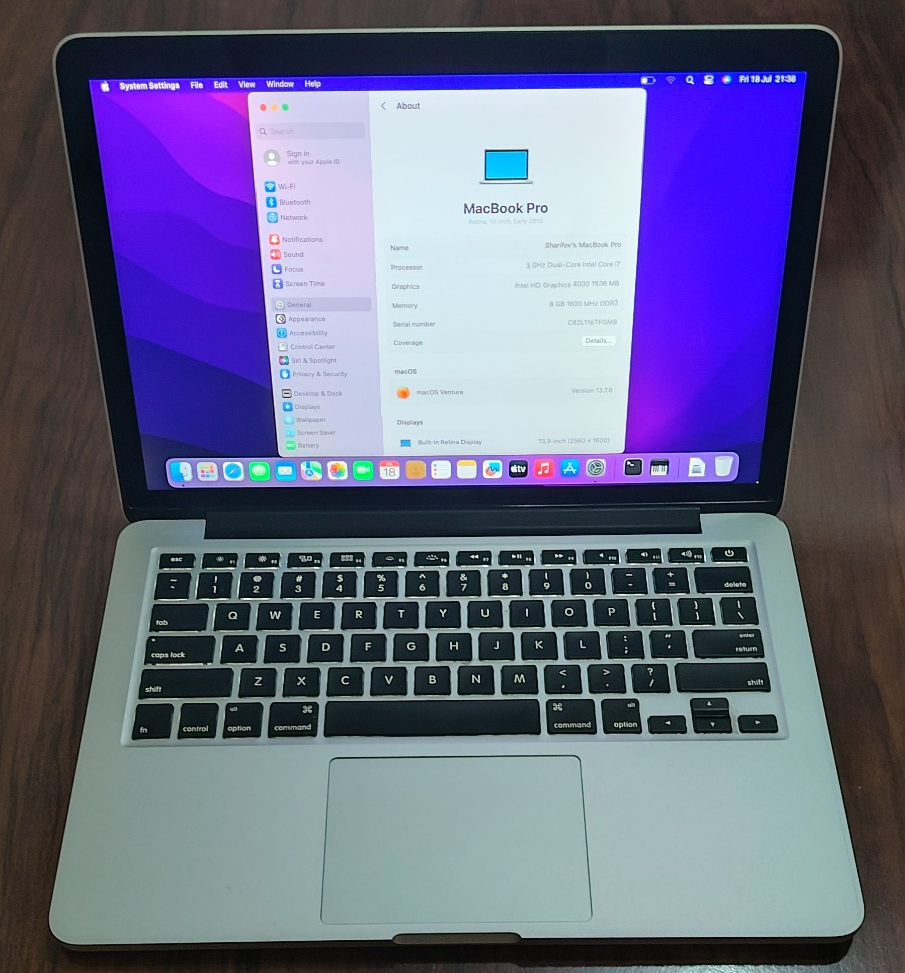 Apple macbook pro