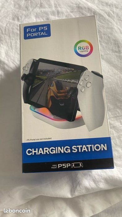 FYOUNG Dock di ricarica per Playstation Portal, supporto di ricarica p