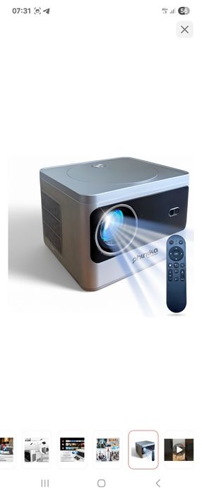 Проектор PHINIKA AK61 Проекционный экран De Luxe DLS-M203x153W 254 см