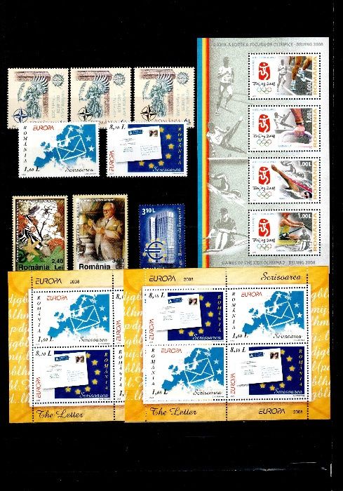 Timbre Romania 2008 - AN COMPLET!!! 66 timbre + 26 blocuri, MNH!