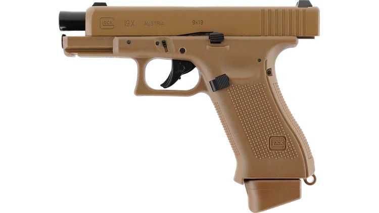 Pistol  GLOCK  19X CO2 blowback TAN marca UMAREX