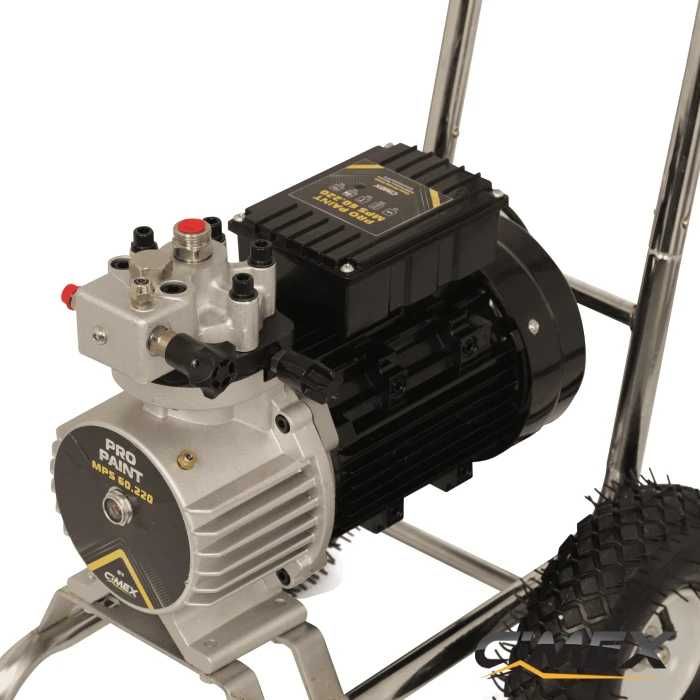 ПРОМО 44% Машина за безвъздушно боядисване с мембранна помпа MPS60.220