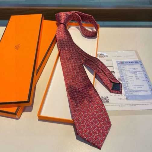 Cravată Hermes, mătase 010581