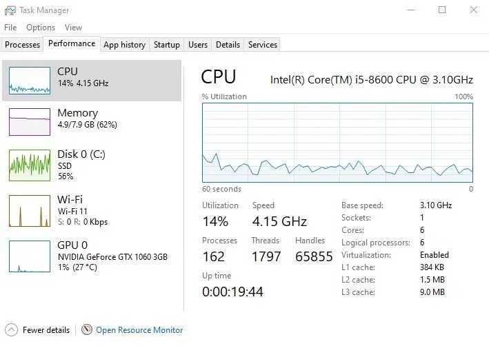 Intel i5-8600 до 4.30GHz overclock процесор сокет 1151 - Coffee Lake