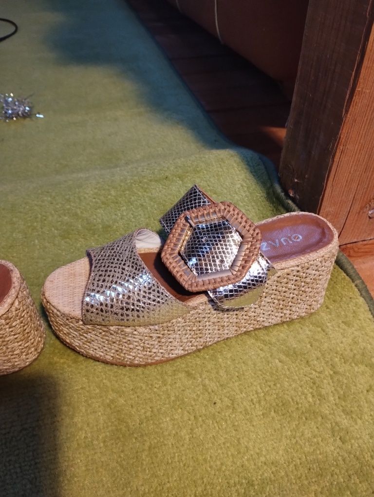 Papuci Espadrile din piele naturala marca  Quazi