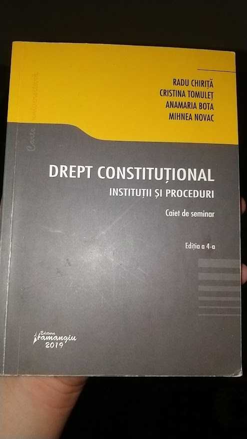 Caiet de seminar drept constituțional
