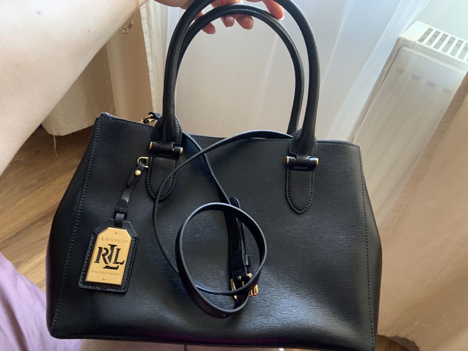 Geanta de piele Ralph Lauren