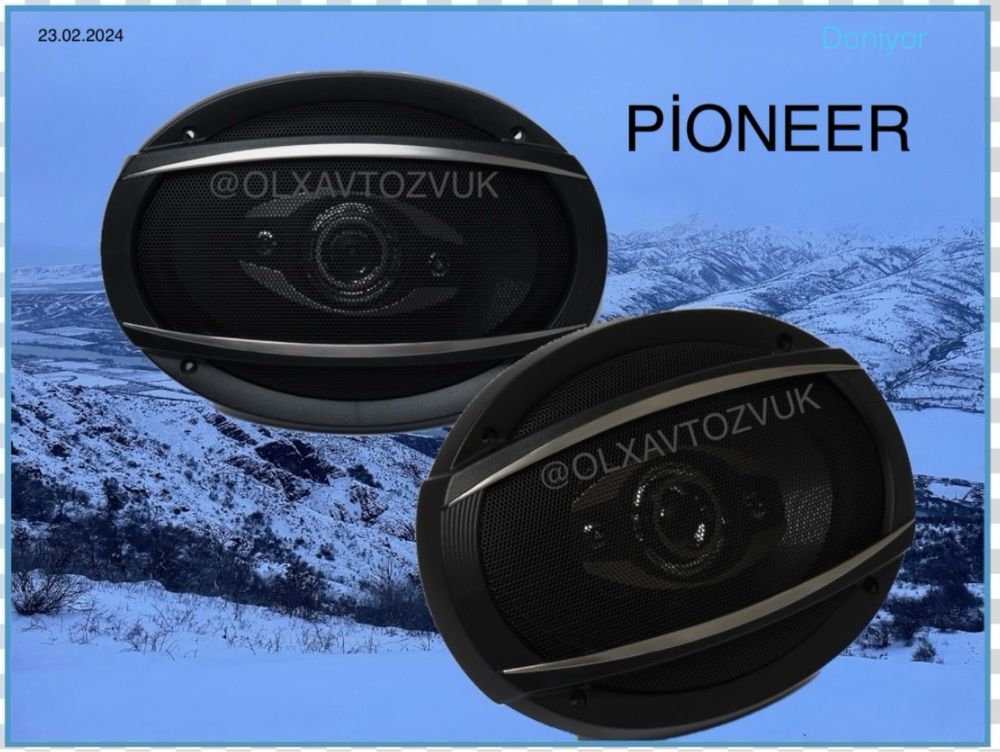 Pioneer калонка енди янги супер дизайинда 100Овт 2та мафон танламайди