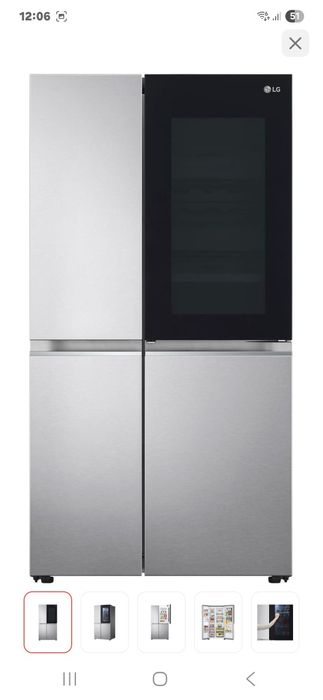 Продам  Холодильник LG GC-Q257CAFV серый