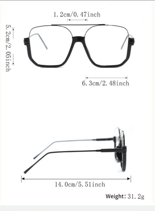 Мъжки Стилни Очила с филтър за синя светлина