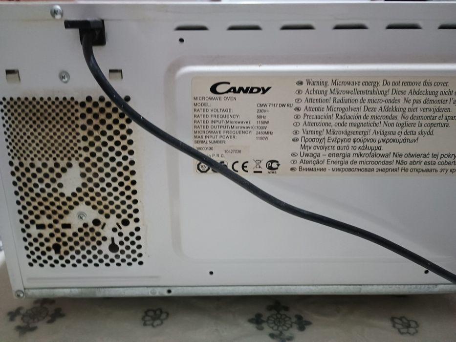 Срочно Продам Микроволновку Candy CDW7117DW Всё Работает Б/У