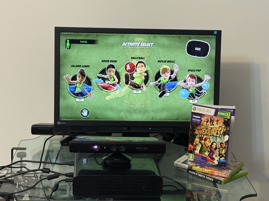 Consola Xbox360 elite + senzor kinect