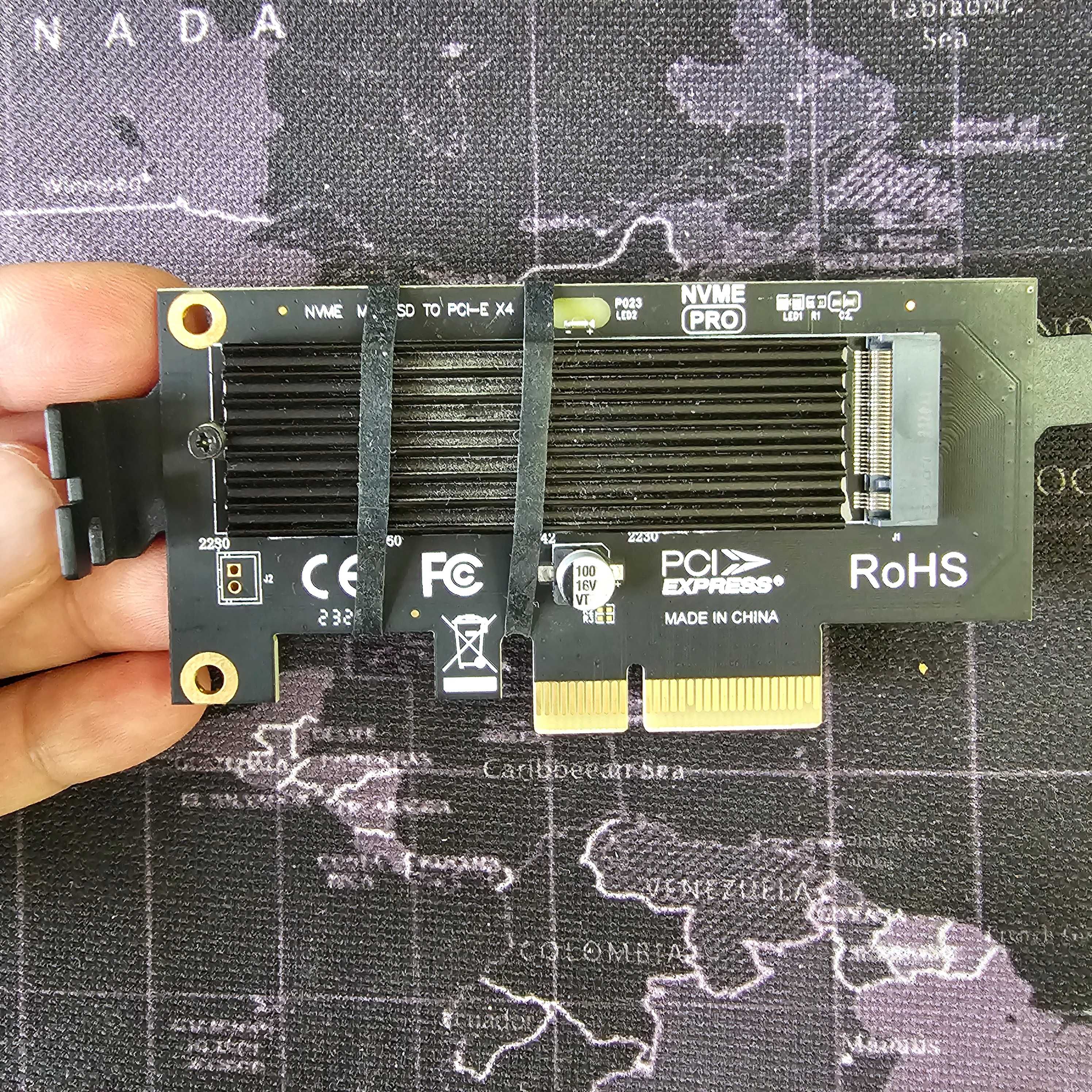 Адаптер JEYI M.2 NVMe SSD PCI-E 4.0 X4