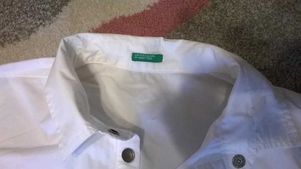 Rochie alba United Colors of Benetton noua, masura XS