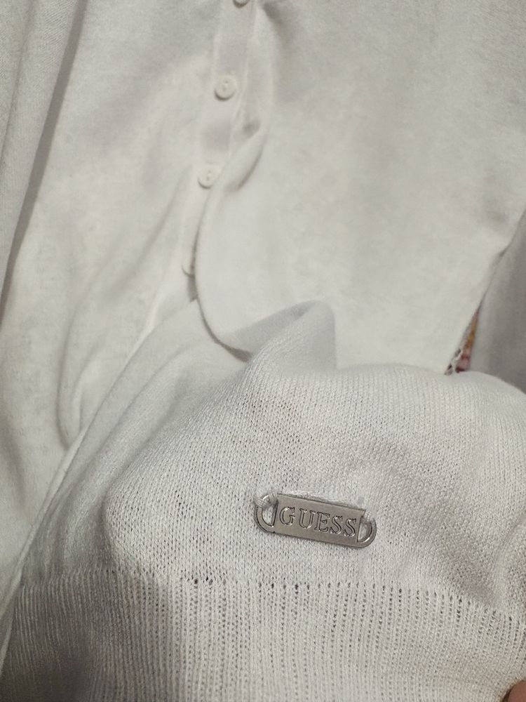 Жилетка бяла Guess