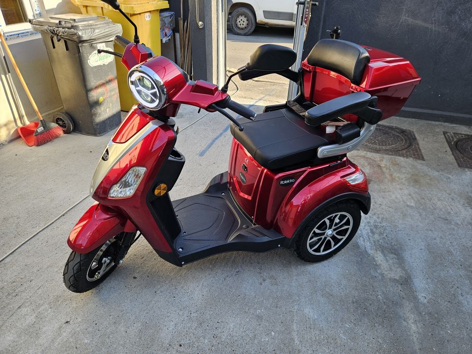 Trotineta dizabiltati scuter dizabilitati Rolektro E Trike- 25 V3 red