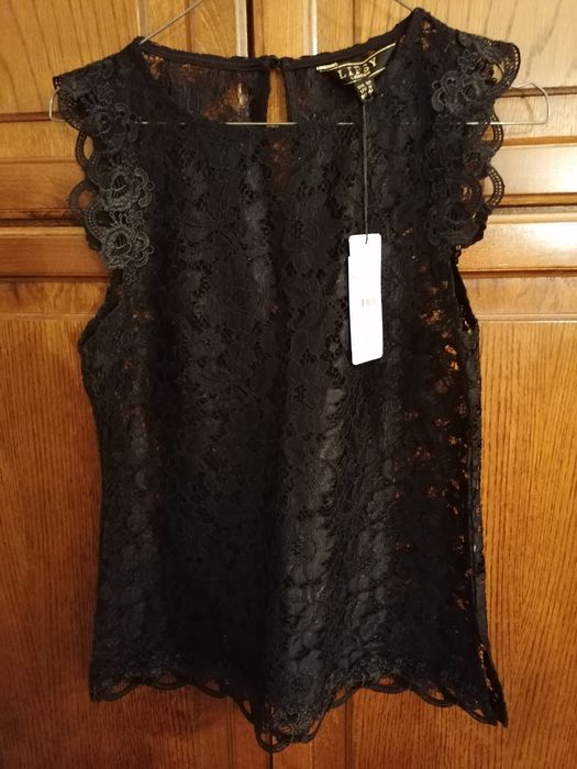 Bluza dantela neagra Marime 40