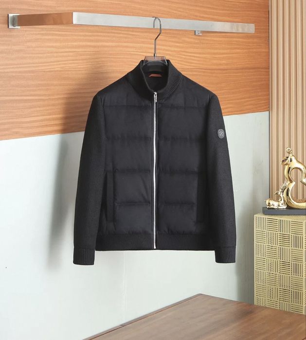 Geaca neagra de barbati Zegna