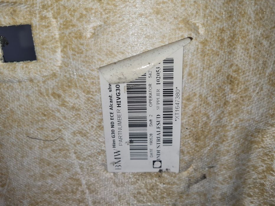 Tapițerie plafon alcantara BMW seria 5 G30 F90 M5 / Cod-8068516