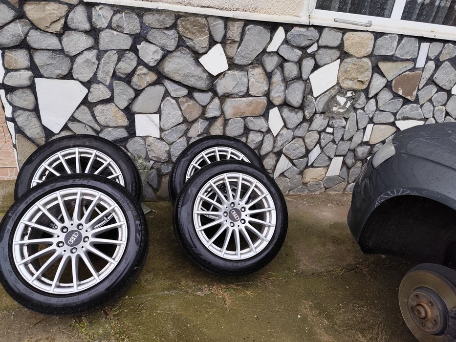Jante 5x112 R 17 cu Cauciucuri Pirelli vara 225/50/R 17