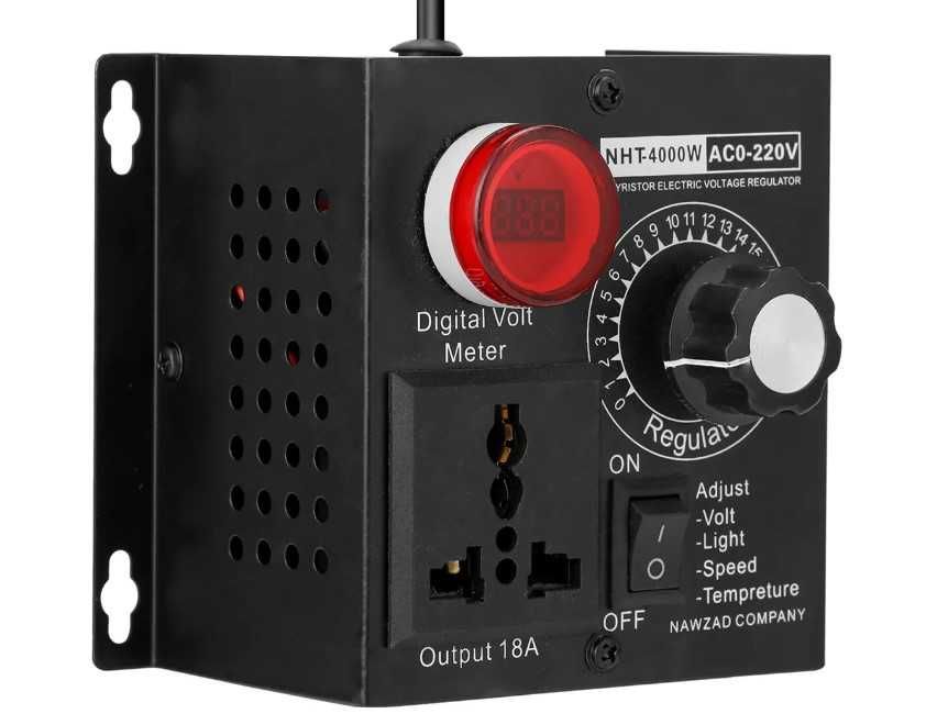 Регулатор на напрежение / обороти за променлив ток 0 до 220V 5kW