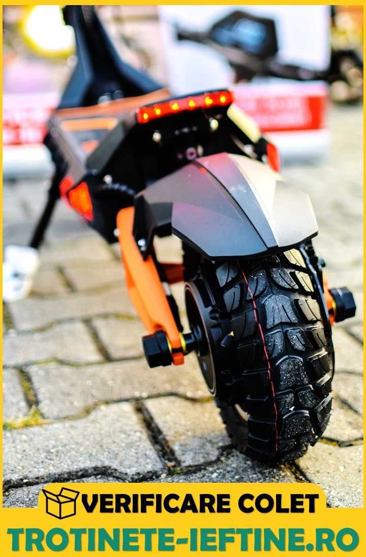 Trotineta Electrica KuKirin G3 PRO Dual Motor Off-Road, Autonomie 80