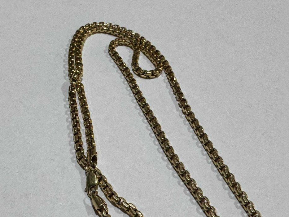 Мъжки златен синджир с кръст 14К