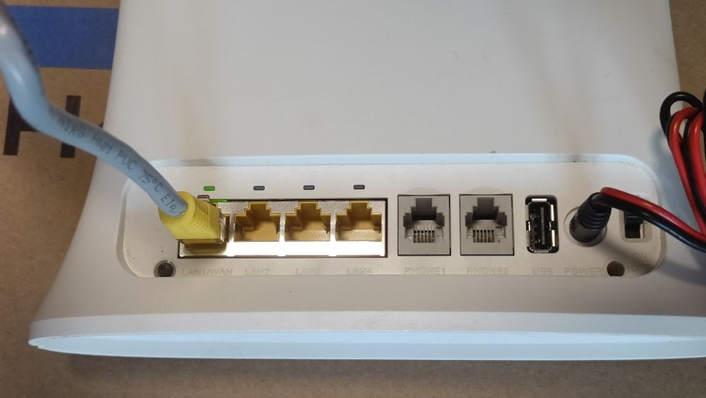 Modem ZTE 4g (funcționează doar LAN)