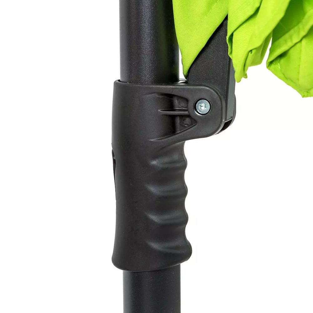 Градински чадър с push-up система 2,70 м - зелен