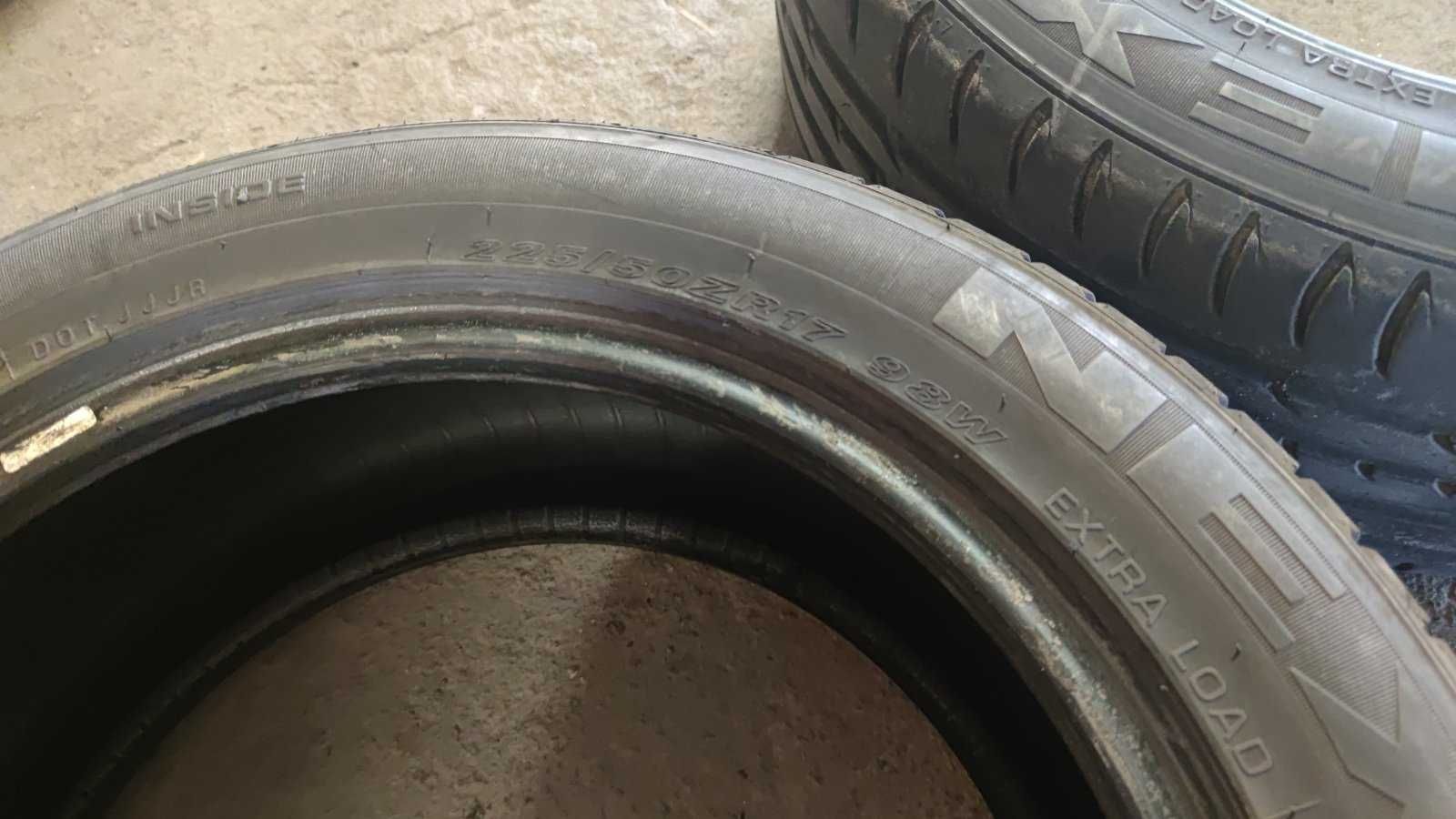 2 броя 225/50 ZR17 летни гуми NEXEN N8000 98W 2417 5мм