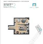 PF Vand apartament cu 2 camere in Complexul City of Mara, 9% TVA