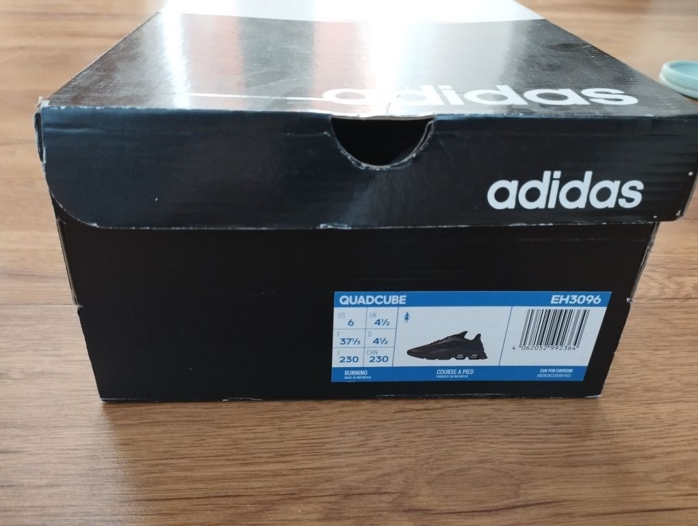 Adidas Quadcube Black EH3096 femei 37 1/3 EU