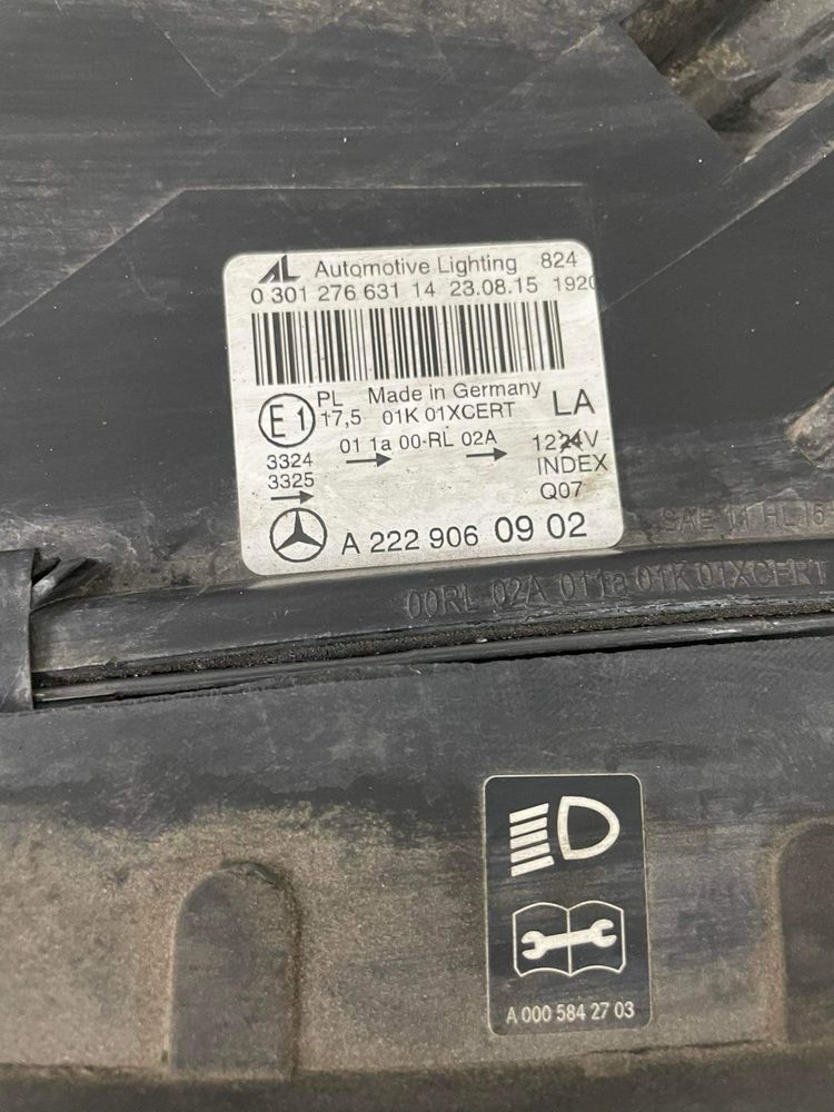 фарове/фар за mercedes benz w222
