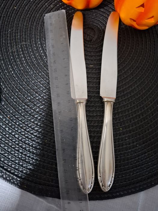 Cutit de argint model filigran lungime 20 cm